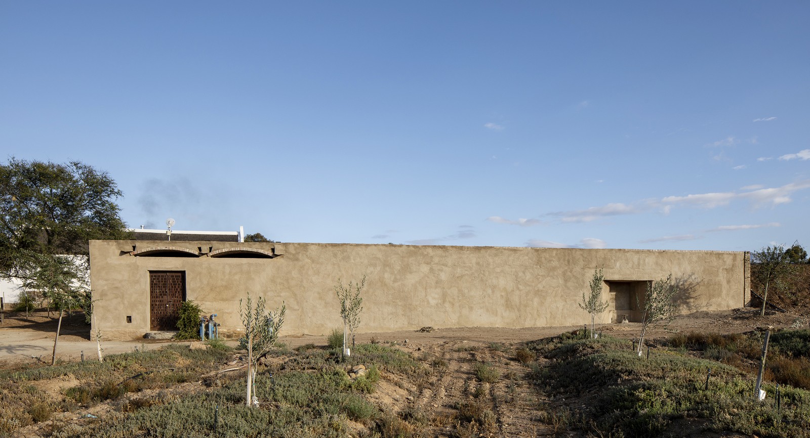 Pump room — completed, in the landscape